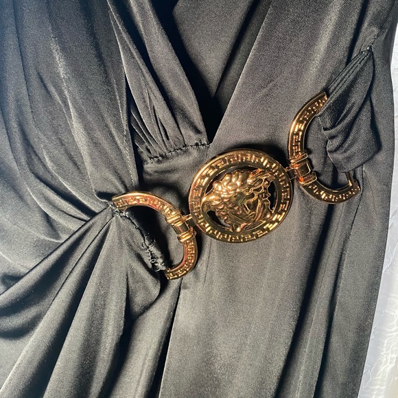 Versace Box-pleat Sleeveless ‘95 Midi Dress - Picture 6 of 7